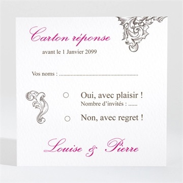 Carton réponse mariage so british