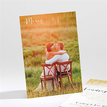 Remerciement mariage pluie d'or