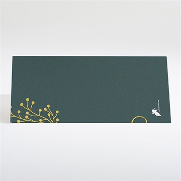 Marque-place mariage scintillant et original - Dos du marque-place