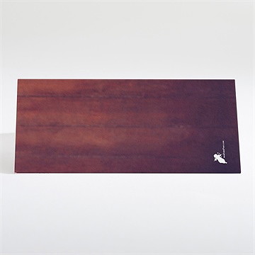 Marque-place mariage la pomme de l'amour éternel... - Dos du marque-place