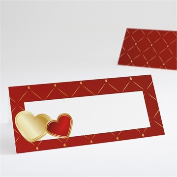 Marque-place mariage romantique et festif