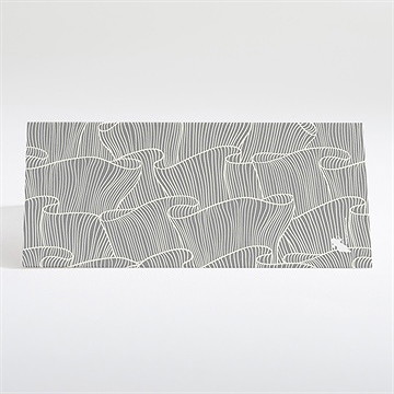 Marque-place mariage beauté du gris - Dos du marque-place