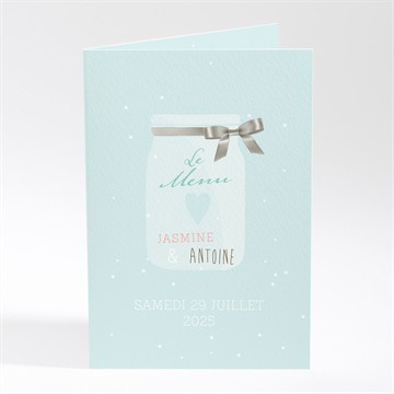 Menu mariage notre conte de fée