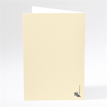 Menu mariage annonce en grande photo - Dos du menu