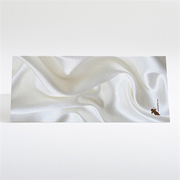 Marque-place mariage cadre cuivré - Dos du marque-place