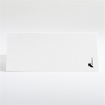 Marque-place mariage paradisiaque - Dos du marque-place