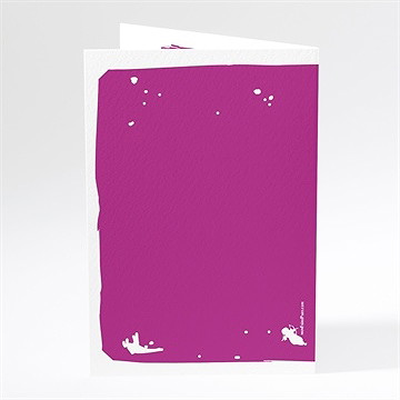 Menu mariage notre mariage - Dos du menu