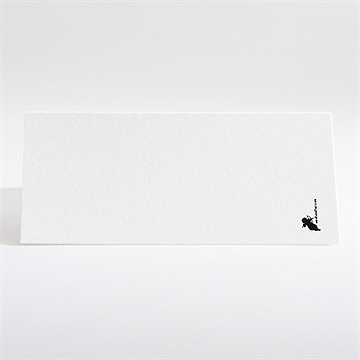 Marque-place mariage notre mariage - Dos du marque-place