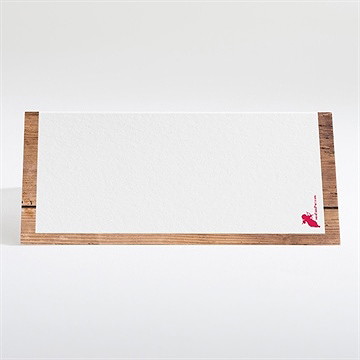 Marque-place mariage marque-place mariage - Dos du marque-place