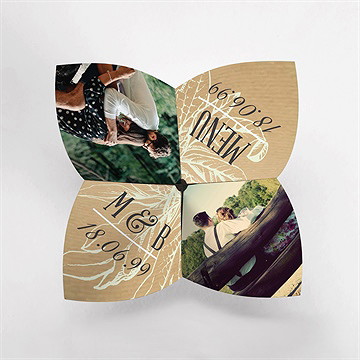 Menu mariage menu mariage - Vue du dessus