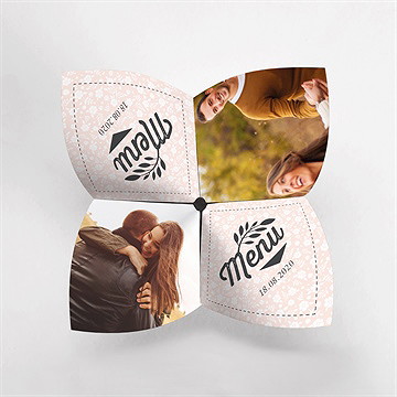 Menu mariage menu mariage - Vue du dessus