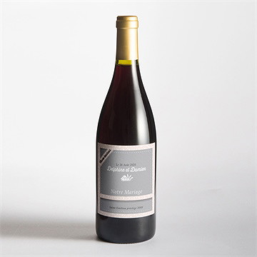 Etiquette de bouteille mariage etiquette de bouteille mariage - Mise en situation