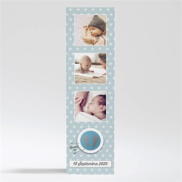 Faire-part naissance des photos et une surprise - Faire-part non gratté