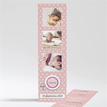 Faire-part naissance des photos pour une surprise