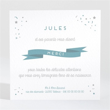 Remerciement naissance petits pieds