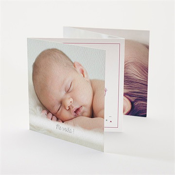 Faire-part naissance annonce photo surprise