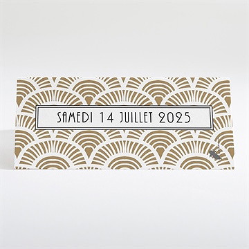 Marque-place mariage marque-place mariage - Dos du marque-place