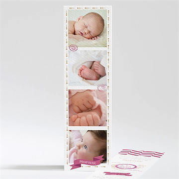 Faire-part naissance jolis motifs scandinave photo