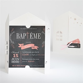 Faire-part de baptême fierté!