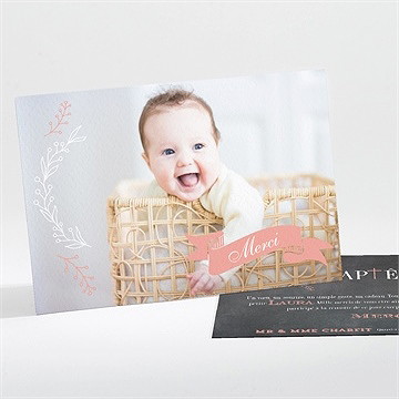 Remerciement baptême fierté!