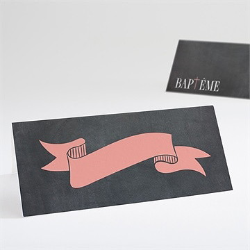 Marque-place baptême fierté!
