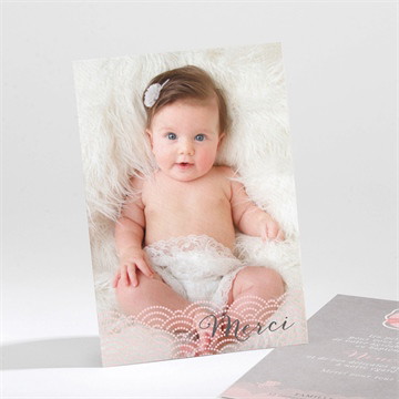 Remerciement baptême forme originale