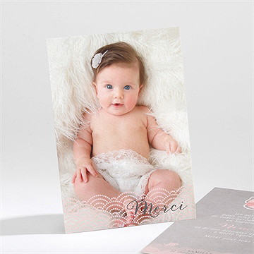 Remerciement baptême forme originale