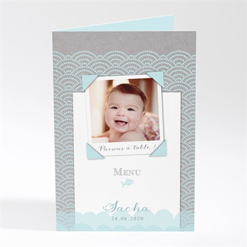 Menu baptême baptême scandinave