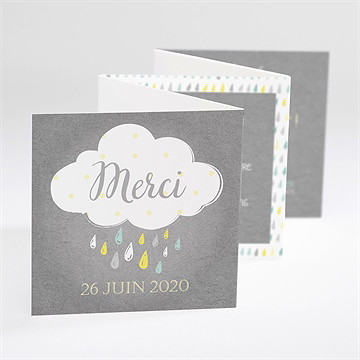 Remerciement baptême pluie du ciel