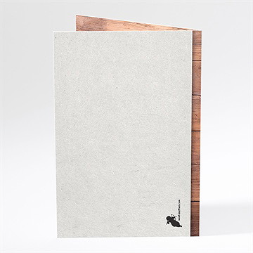 Menu baptême maison du baptême ! - Dos du menu