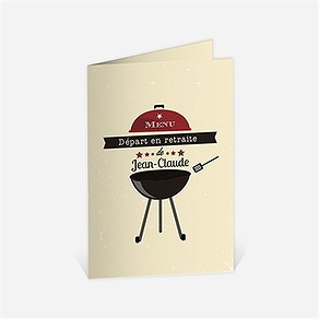 Menu départ à la retraite autour d'un barbecue