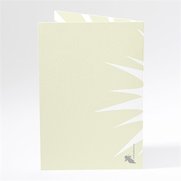 Menu mariage le super héros dit oui! - Dos du menu