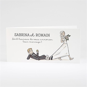 Faire-part mariage mariage original en humour