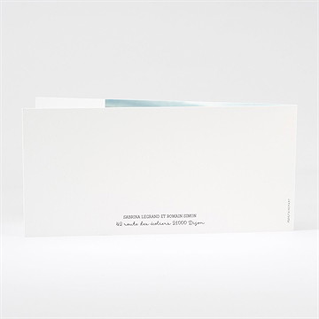 Faire-part mariage mariage original en humour - Dos du faire-part