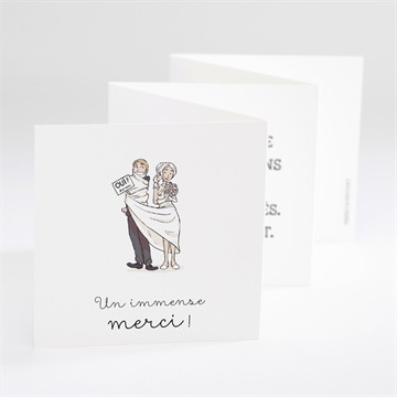 Remerciement mariage mariage original magnet