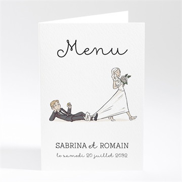 Menu mariage mariage original magnet