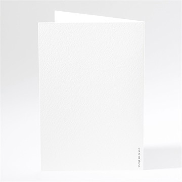 Menu mariage mariage original en humour - Dos du menu