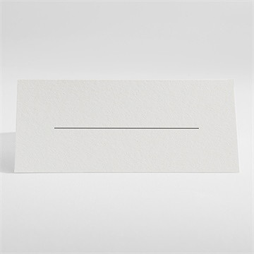 Marque-place mariage mariés illustrés - Dos du marque-place