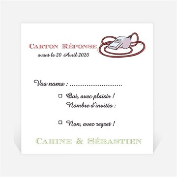 Carton réponse mariage humour et rugby