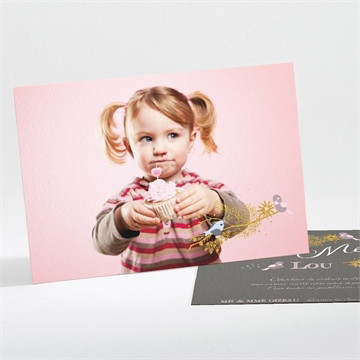 Remerciement baptême annonce surprise