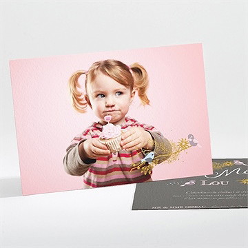 Remerciement baptême annonce surprise