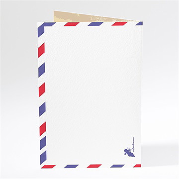 Menu départ à la retraite décollage imminent - Dos du menu