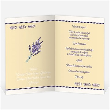 Menu départ à la retraite vive le sud ! - Menu ouvert