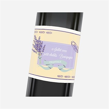 Etiquette de bouteille départ retraite vive le sud !