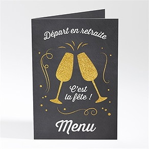 Menu départ à la retraite trinquons mes amis !