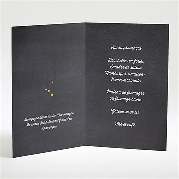 Menu départ à la retraite trinquons mes amis ! - Intérieur du menu