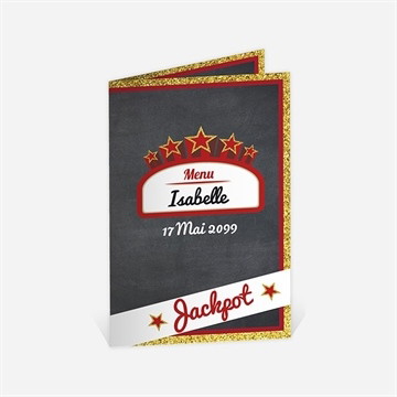 Menu départ à la retraite retraite jackpot