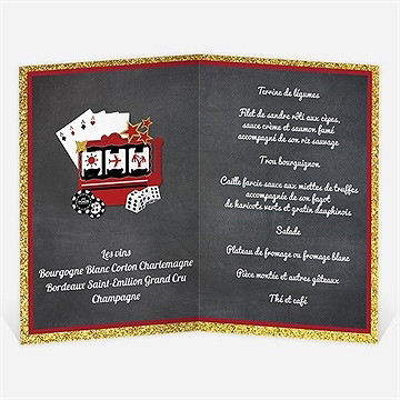 Menu départ à la retraite retraite jackpot - Menu ouvert