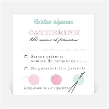 Carton réponse départ à la retraite a vos pelotes!