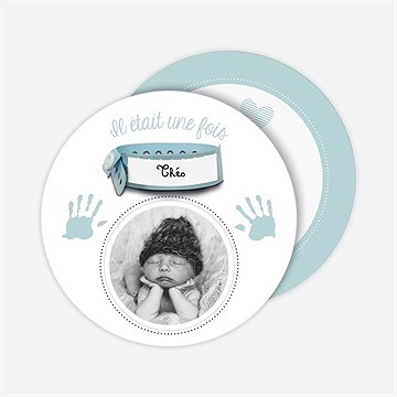Faire-part naissance son petit bracelet